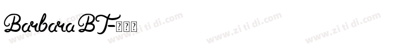 Barbara BT字体转换